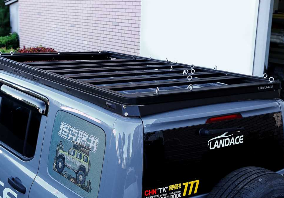 Universal Product Customization Landace Logo Aluminum Alloy Roof Rack for Jeep Tank 300