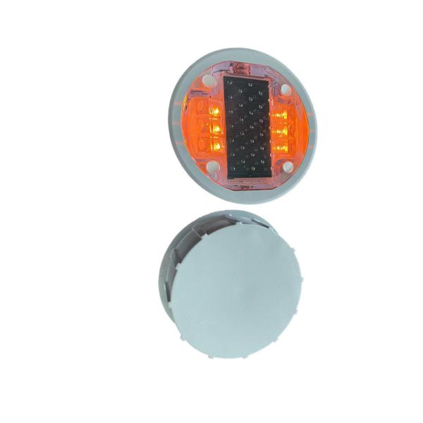 2.5V Dia 136mm Solar Road Marker 57 Ton Weight Resistance Solar Underground
