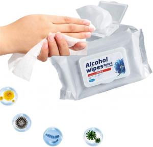 Wholesale Alcohol Alcohol Wet Wipes Antibacterial Antiseptic For Killing 99.99% Virus from china suppliers
