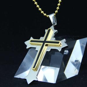 Wholesale Fashion Top Trendy Stainless Steel Cross Necklace Pendant LPC388 from china suppliers
