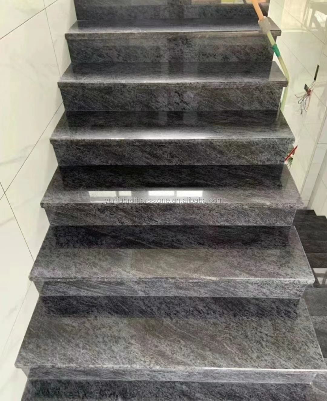 Polished Vizag Blue Granite Tiles in Modern Style for Kitchen Countertop and Flooring