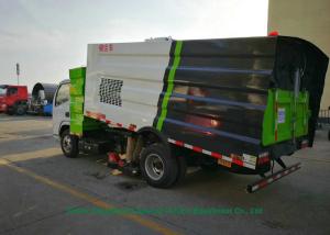 Wholesale Outdoor DFAC Road Cleaning Vehicle , Street Washing Truck With 5000L Refuse 800L Water from china suppliers
