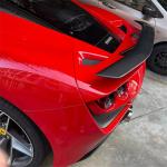 For Ferrari F8 Carbon Fiber Spoiler F8 Upgraded Novi Style Carbon Fiber Tail