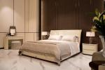 Villa Furniture Leather Divan Design King Size Frame Modern Luxury Bed