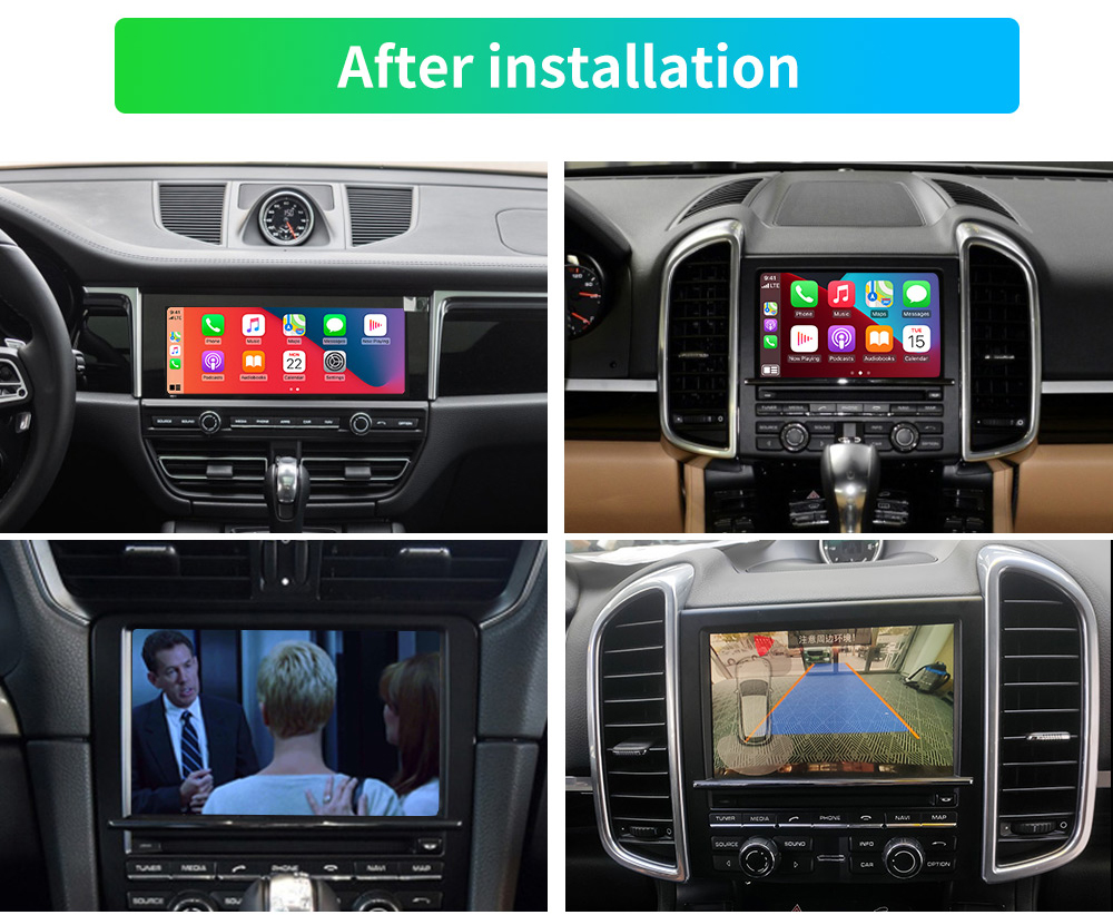 Wireless Carplay/Android Auto Interface Box For Porsche 911 Bosxter Cayman Macan Cayenne Panamera 2011-2018