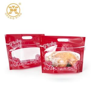 Wholesale Bopp Antifog Food Packaging Microwavable Grilled Rotisserie Chicken Plastic Takeaway Carrier Bags from china suppliers