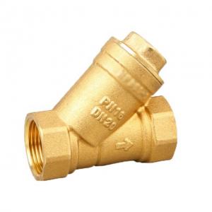 Wholesale Pull Handle Manual Female Thread Brass Y Type Strainer Check Valve /Brass Filter Valve Y Strainer from china suppliers