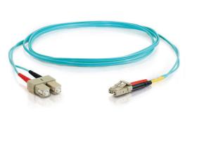Wholesale 10G OM3 50 / 125 LC SC Fiber Optic Patch Cables PVC / LSZH 2.0mm from china suppliers
