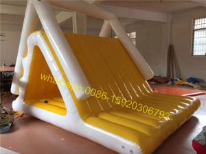 Wholesale yellow and white colours lake water slide toys for sale from china suppliers