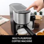 1450W Cappuccino Espresso Maker 240V 15 Bar Steam Compact Latte Machine