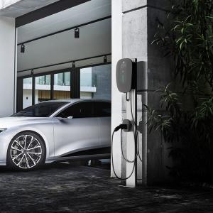 Wholesale 340VAC 460VAC Three Phase Electric Car Charger IP65 4.3 Inch Color Display from china suppliers