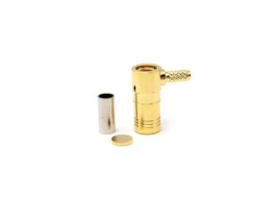 Wholesale RF Connector SMB Female Right Angle For RG316 Cable Crimp from china suppliers