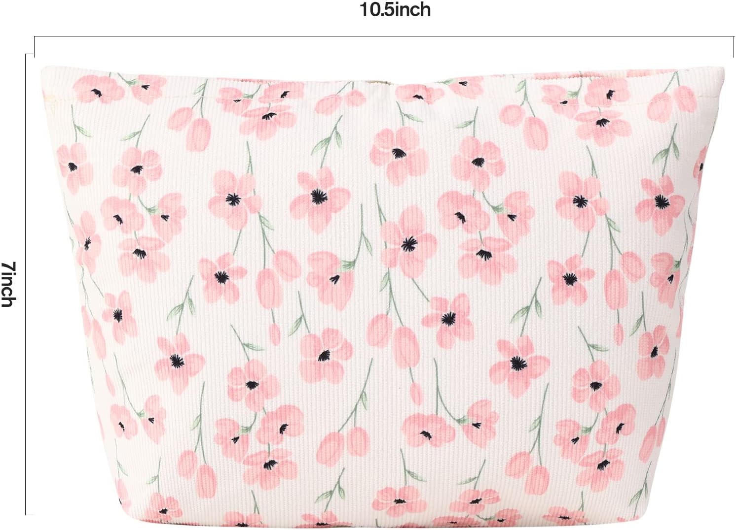Women Travel Shockproof Storage Floral Cosmetic Bag Makeup Bags