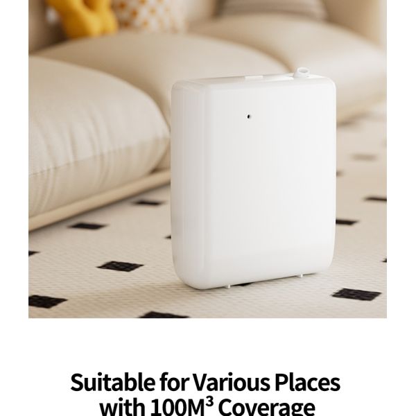 Small Cordless Aromatherapy Diffuser With 130ml Oil Capacity Bluetooth App Control