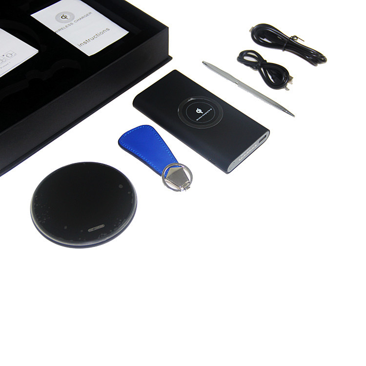 Key Chain Pen Business Gift Box Power Bank For Mobile Phone Charging