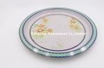 45cm Wedding & party tinplate plate charger plates round dish serving tray