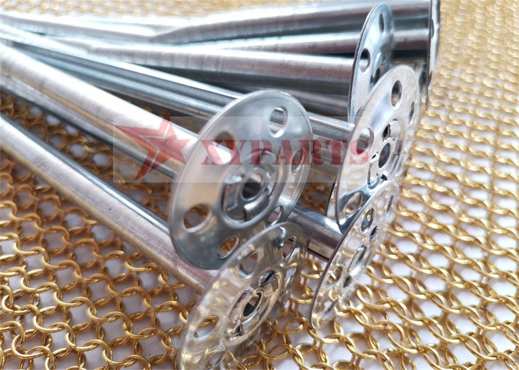 M8 35mm Disc Metal Insulation Anchors Attachment Of Building Boards