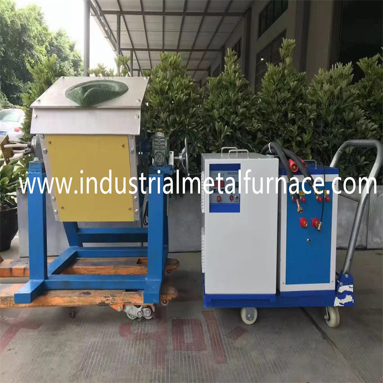 70KW Medium Frequency Aluminum Gold Electric Steel Induction Copper Melting Furnace