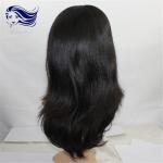 Glueless Full Human Hair Front Lace Wigs Natural Straight 40"