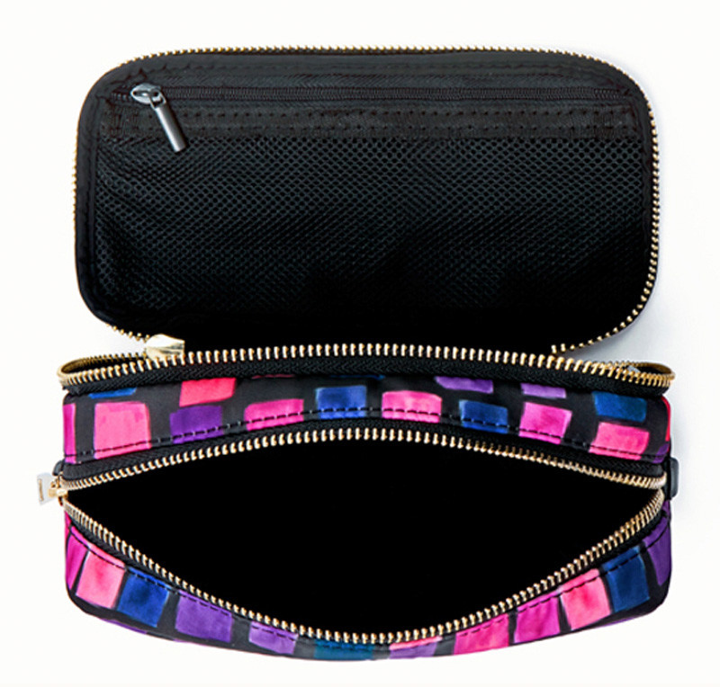 Custom Women Travel L19*D7*H8.5Cm Polyester Toiletry Bag