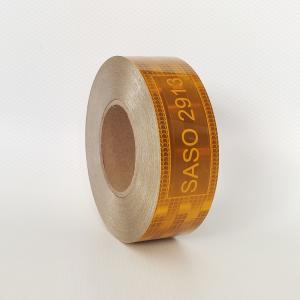 Wholesale Aluminized Yellow SASO 2913 Conspicuity Reflective Sticker Tape For Truck Trailer from china suppliers