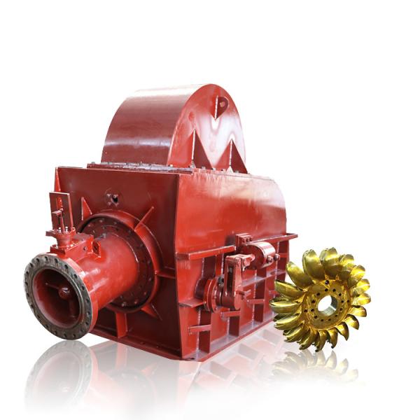 Mini Water Head 250m Hydro Pelton Turbine 60HZ Off Gird 500RPM Pelton Wheel