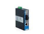DIN-Rail Mounting 2-port Full Gigabit Unmanaged Industrial Media Converter