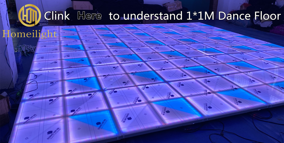 Support Dimmer 60*60cm Acrylic Dance Floor for Wedding Events and Church Functions