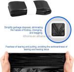 HDPE / HDPE Biodegradable Black Bin Bags 10m Household Trash Bags