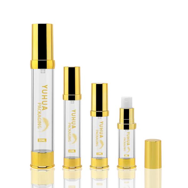 5ml 10ml Airless Lotion Vacuum PET Pump Bottle Eye Cream Plastic Skincare