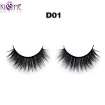Dramatic Multi Layered Siberian Mink Individual Lashes Black Cotton Band