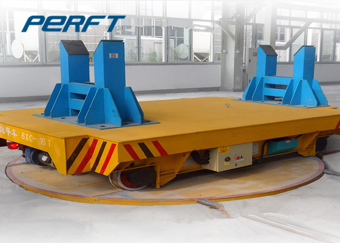 ladle industrial cart to transfer molten steel plant ladle electric rail transfer trolley