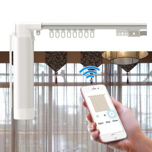Wholesale 2.2m Diy Electric Curtain Track 433.92MHz Tuya Motorized Curtain Track System from china suppliers