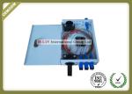 Metal Fiber Termination Box 6 Port , Fiber Optic Cable Junction Box For indoor