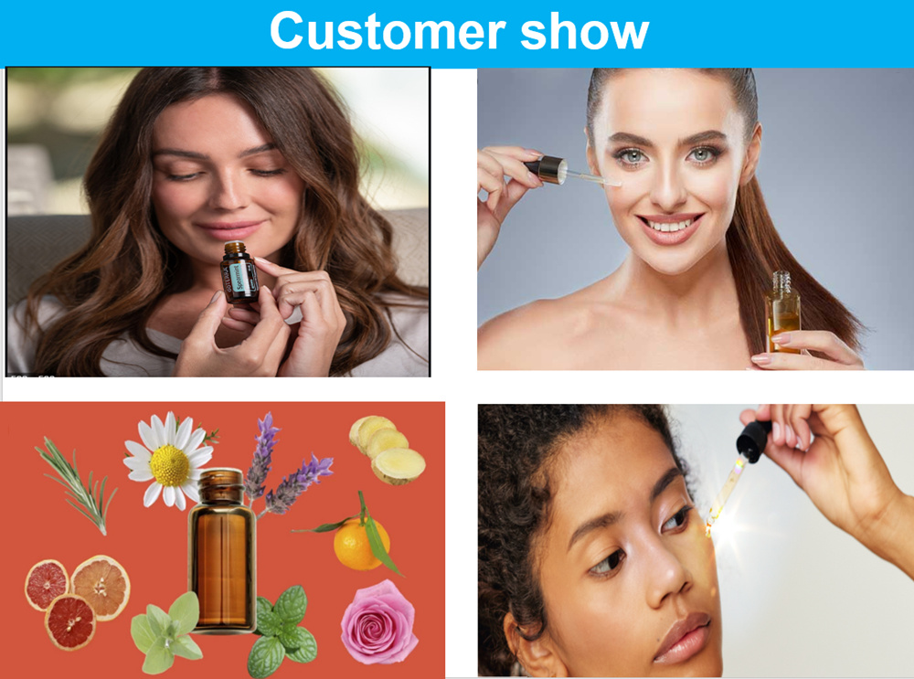 Wholesale Cheap Black 10, Ml 15ml 20ml 30ml 50ml Glass Essential Oil Dropper Bottle with Plastic Gold Pipette