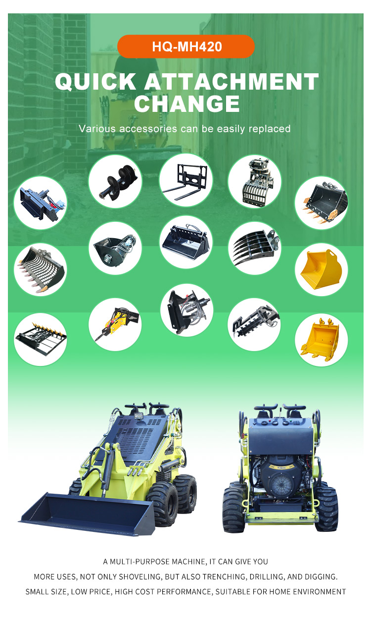 Retail-Ready Shandong Skid Steer Loader with Electric Start and CE EPA Certification