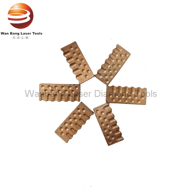 Wave Edge Diamond Core Drill Segment For High Frequency Welding And Retipping