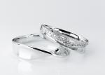 Classic Bright Shine Exquisite Technology Jewellery Couple Rings