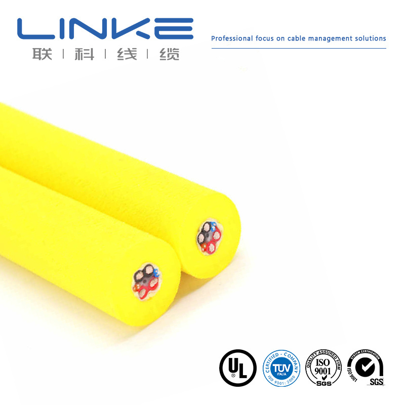 Subsea Copper Core Cable for Remotely Operated Vehicles Light Weight Floating Cable