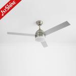 Sliver Dimming DC Motor 220V Modern LED Ceiling Fan Mute 6 Speeds