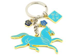 Wholesale Customized zinc alloy baking paint key chain cartoon metal advertising promotion activities keychain pendant from china suppliers