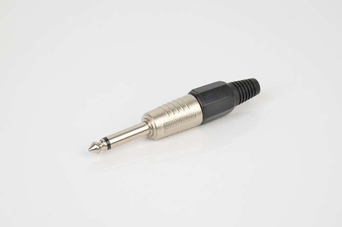 Professional Audio 6.35mm Jack Plug Mono&1/4"PHONE JACK Cable Connector DC3001