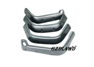 Wholesale Pocket Style 4x4 Wheel Arch Flares Matte Black Textured For Jeep Wrangler TJ from china suppliers