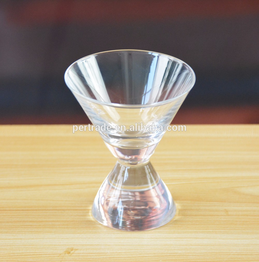 80ml Heavy Duty Cone Stem Vintage Crystal Martini Glasses
