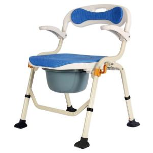 Wholesale Adjustable Steel Mobile Toilet Chair Bedside Portable Toilet Seat High Strength from china suppliers