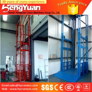 Wholesale ISO approved guide rail chain hydraulic elevator from china suppliers