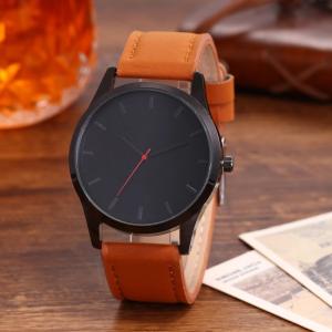 Wholesale Personalized Watches For Men leather Band 52g Weight Round Crown type from china suppliers