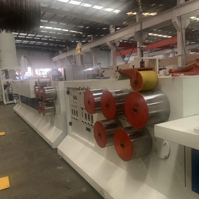 1 To 2/4 Packing Belt Plastic Machine , PET Plastic Belt Production Line 2000kg/H