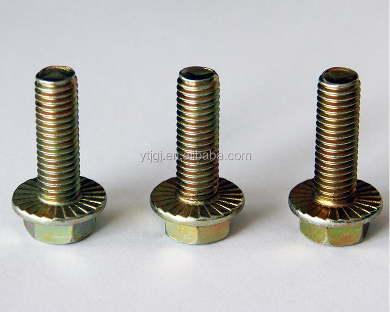 Plain Finish M8 Flange Titanium Bolts Perfect for in Various Industrial Machines