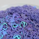 7MM Fashionable Style Double Heart Sequin for Valentine Opened